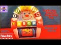 2000 Mattel Fisher Price Letters Shapes And Numbers Musical Jukebox Radio Learning Toy
