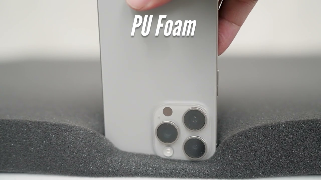 PU vs EVA vs EPE Foam – Foam Density Squish Test