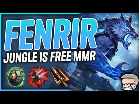 HOW TO PLAY FENRIR JUNGLE IN SEASON 10! - SMITE GM Conquest Ranked Gameplay