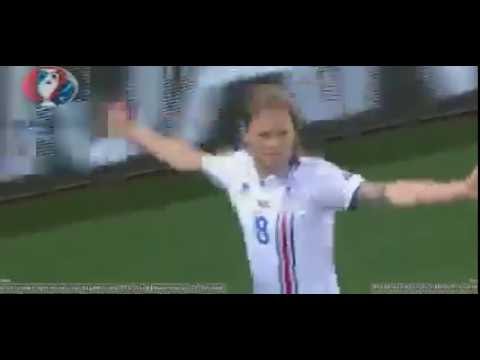 Birkir Bjarnason Goal  Portugal Vs Iceland 1-1   Euro 2016