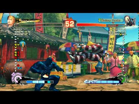 SSF4 AE: Sasaki (Cody) vs xx ERIRU xx (Seth) - Ranked Match (720p HD)