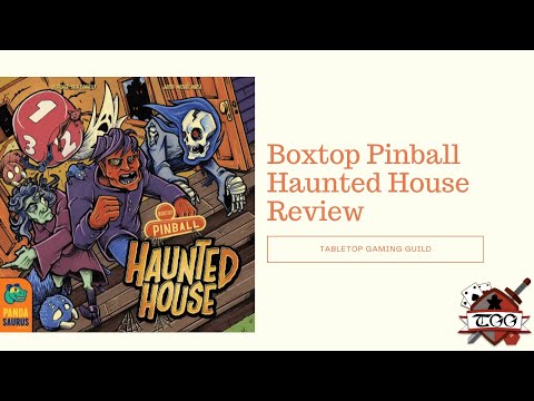Boxtop Pinball Haunted House Board Game Review