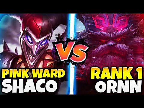 When Pink Ward Shaco goes up against the RANK 1 ORNN... (Battle of the one tricks)