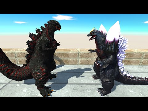 NEW UNIT | SHIN GODZILLA VS MONSTER DEATH RUN - Animal Revolt Battle Simulator