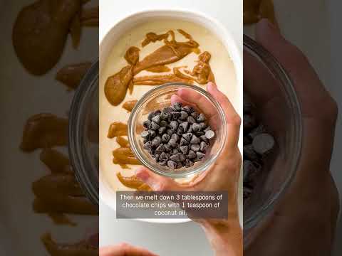 High-Protein Snickers Ice Cream with Cottage Cheese in a Blender!