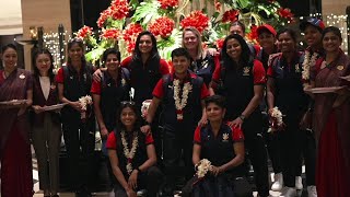 RCB Women's team has arrived in Mumbai for WPL | Bold Diaries