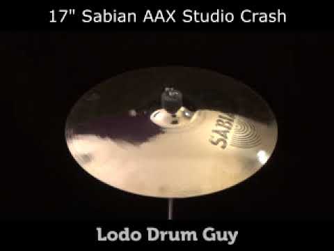 SOLD OUT 17" Sabian AAX STUDIO Crash Cymbal