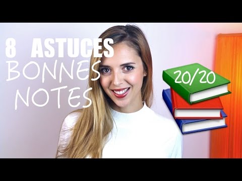 8 astuces BONNES NOTES | comment réussir ses études