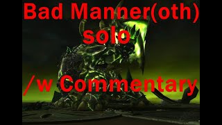 How to solo Bad Manner(oth) achievement /w Commentary - WoW Glory of the Hellfire Raider