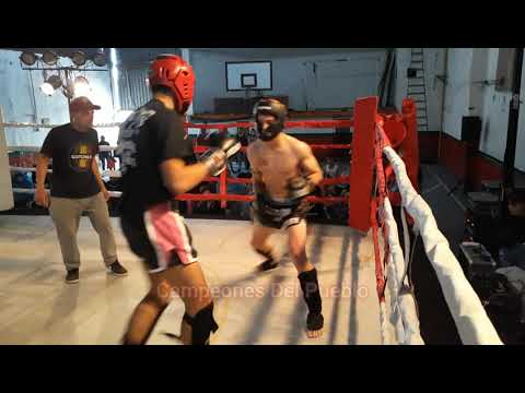 🥊Ramiro Vs Julian - KICK BOXING - AMATEUR - Campeones Del Pueblo - Siempre Humilde