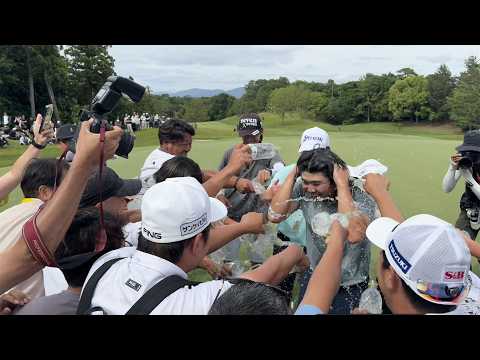 2026 第93回日本プロセンコーグループ杯 FR 細野勇策のウイニングパット＆ウォーターシャワー