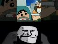Troll Face Meme Shinchan Taxidriver Episode Funny Scene