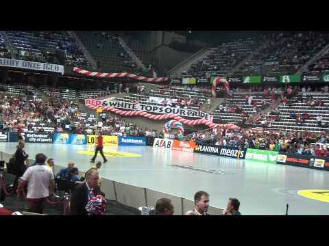 At the Korfball finals in Rotterdam