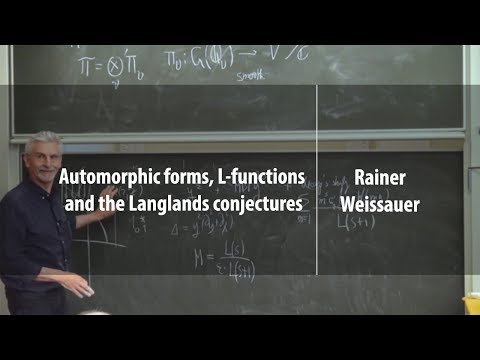 Automorphic forms, L-functions and the Langlands conjectures | Rainer Weissauer | Лекториум