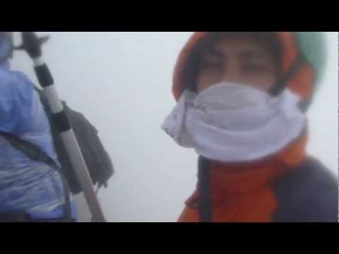 West face Ligao trail, the highest summit crater in mt. mayon.