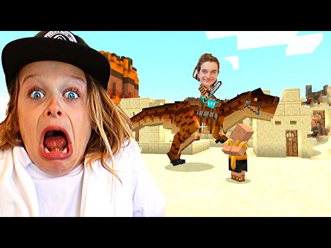 LAST TO LEAVE DINO LAND in Minecraft Gaming w/ The Norris Nuts