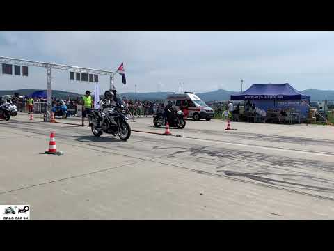 Thumbnail for BMW R 1200 GS vs SUZUKI HAYABUSA 🏍🚦 drag race 1/4 mile - 4K by Tdi, Motorcycle, Suzuki, BMW, Sports car, video, Car, Muscle car, vide