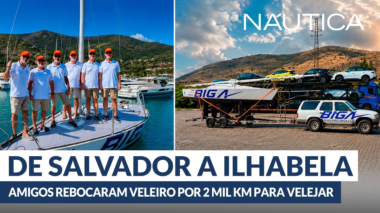 Amigos reformam veleiro e encaram 2 mil km de estrada até Ilhabela | NÁUTICA