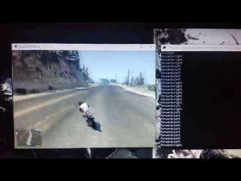 drAIve - Autonomous Driving AI in Grand Theft Auto V (Link for TrainedModel in desc)
