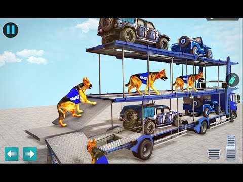 Transporting Cop Vehicles And Army Police Car - Police Transport Truck Simulator