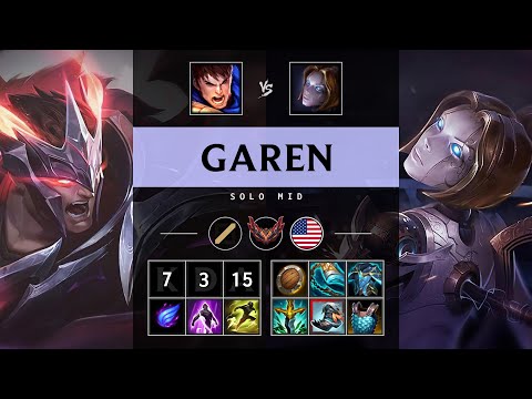 Garen Mid vs Orianna - NA Grandmaster Patch 25.17
