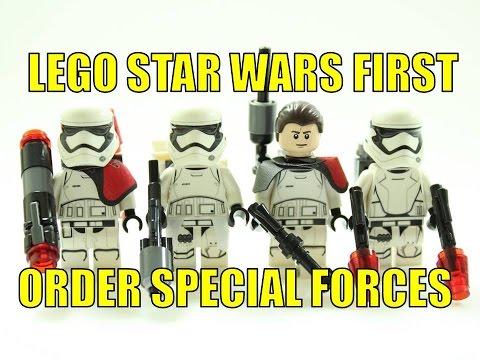 LEGO STAR WARS THE FORCE AWAKENS FIRST ORDER SPECIAL FORCES MINIFIGURES Video