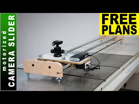 🟢 DIY Motorized Camera Slider - Arduino Project 👉 FREE PLANS 👈