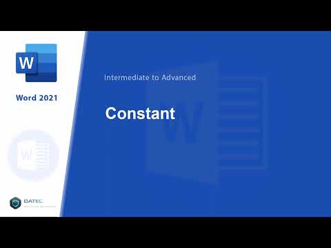 #222 - VBA: Constant in Microsoft Word