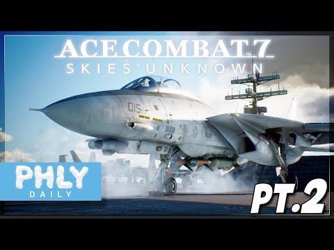 Ace Combat 7 | F-14 CARRIER SCRAMBLE | Mission 3-5 (AC7 PT.2)