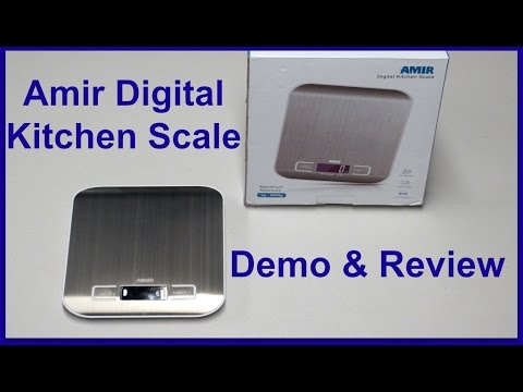 Digital Kitchen Scale Review Demo
