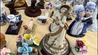 Flea Market UK  🇬🇧 NAO  Lladro figurine for £1 Porcelain Flowers  Paintings CAR BOOT 2024