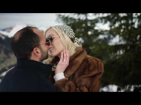 A stunning winter wedding at the Gstaad Palace