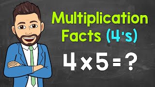 4’s Multiplication Facts Practice | Multiplying by 4 | Math with Mr. J