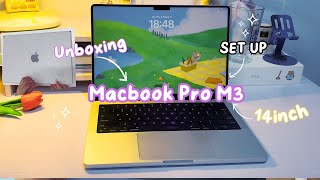 💻 unboxing MacBook Pro M3 📦| set up và trải nghiệm lần đầu tiên | Habits with Ngọc
