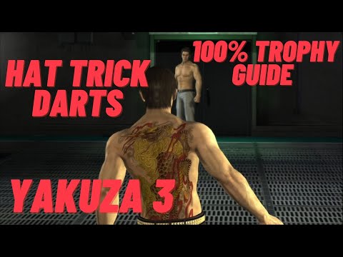 Hat Trick Trophy and Darts Minigame Master - Yakuza 3 Remastered 100% Trophy Guide