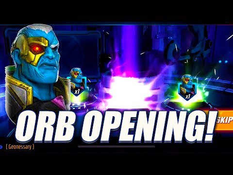 9x Ultimus Orbs & 67 Blitz Orb Opening - Marvel Strike Force