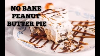 no bake peanut butter pie with cream cheese and cool whip
