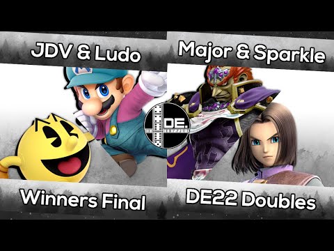 JDV/Ludo (Pac Man/Mario) vs. Major/Sparkle (Ganon/Hero) | DE22 SSBU Doubles WFs