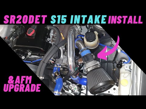 SR20DET S15 Intake Pipe Upgrade & Z32 AFM Install | Silvia Improvements