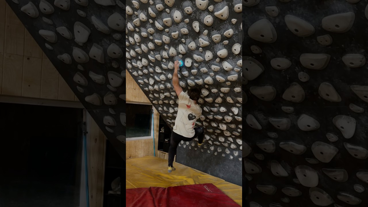 Ninja Warrior tries V11 Rock Climbing ⁉️