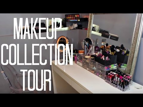 Makeup Collection and Vanity Tour | samantha jane Video