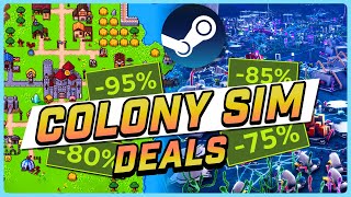 I Found the 10 BEST Colony Sims This Sale!