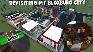 GOING BACK TO MY BLOXBURG CITY AND MAKING THE ALLEY... CREEPY