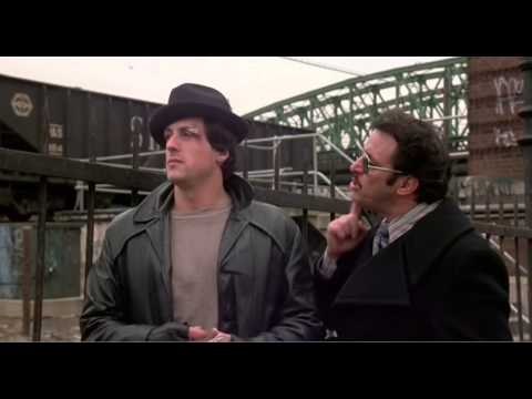 Rocky (1976): Rocky meets up with Gazzo