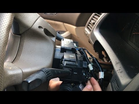How To Remove & Install Turn Signal Wiper Switch Control Lever Steering Wheel 2003-2007 Honda Accord