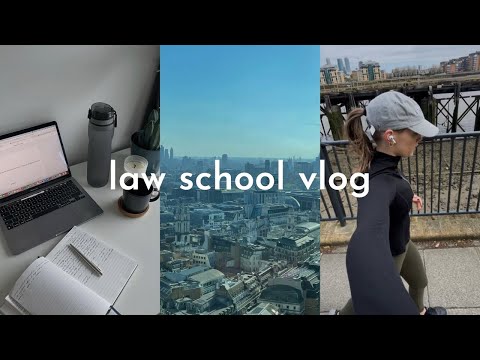 A *REALISTIC* DAY IN MY LIFE AS A LAW STUDENT in London - study vlog