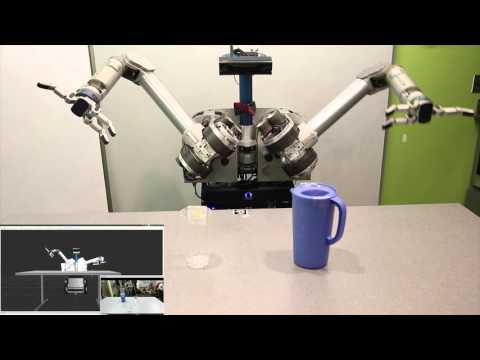 HERB Pours a Glass of Water