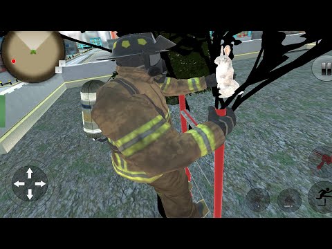 American FireFighter City Rescue 2019 #1 - Level 1- 5 Save The Cat Android Gameplay