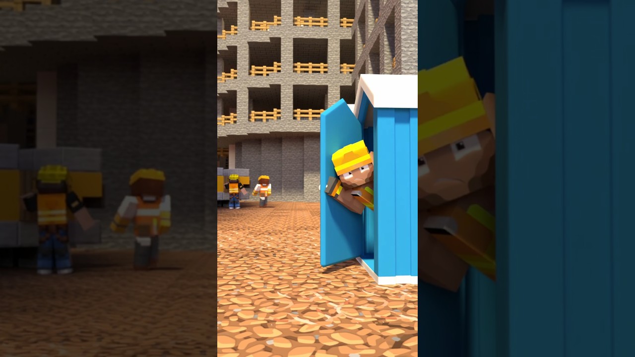 Construction Worker's Worst Toilet Break Ever! 🚧👽