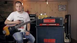 Video thumbnail for Simms Watts AP100 with matching 4x12" demo on Bass Guitar by Mateusz Piotrowski